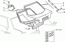 70160/00 КРЫШКА БАГАЖНИКА 