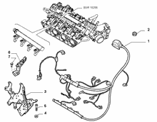 10226-040 ENGINE HARNESS AND SUPPORTS