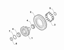 21220-010 GEARING AND HALF CRANKSHAFT