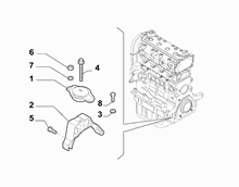 10002-020 GEARBOX INLET SCREW ANCHOR SUSPENSION