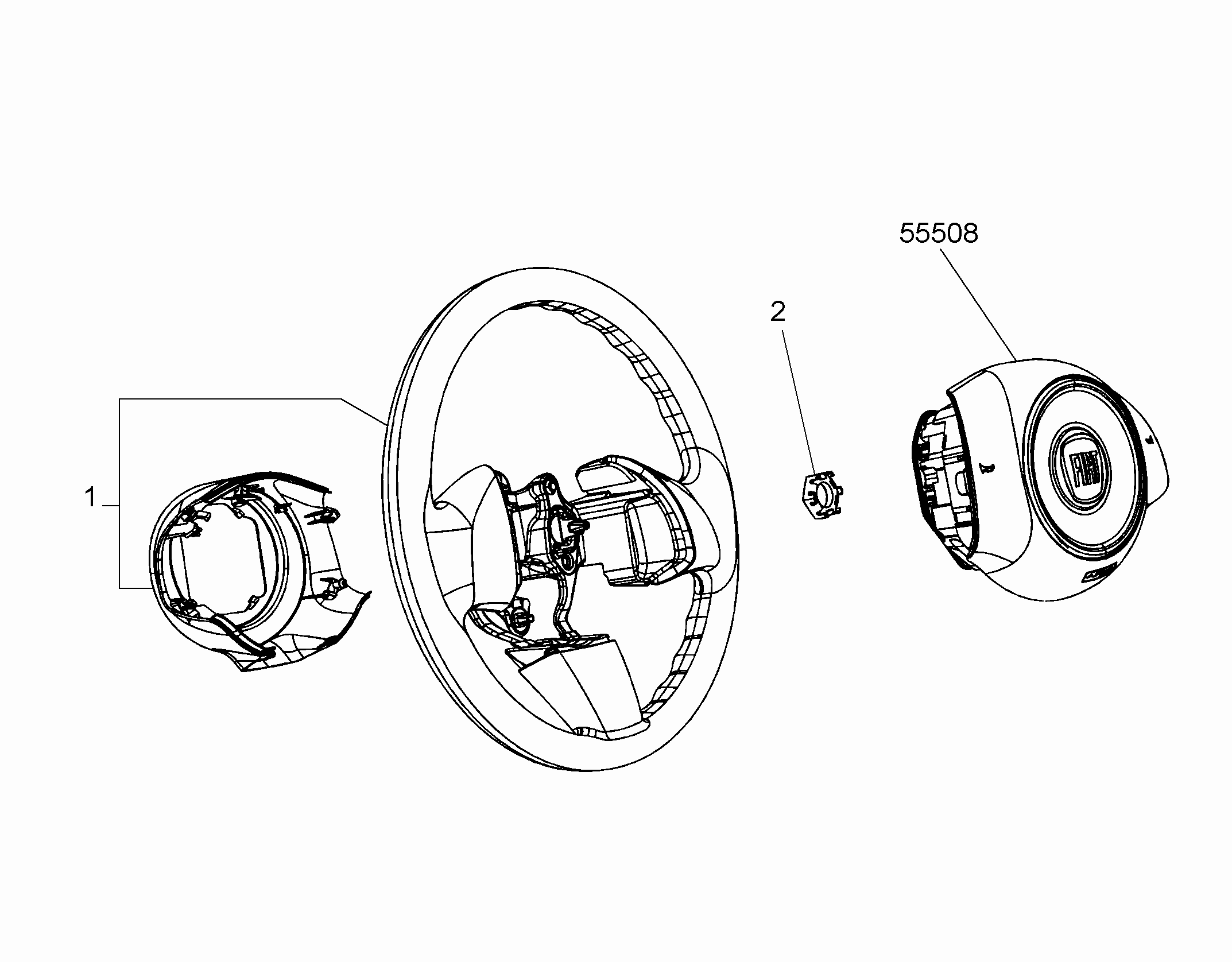 41201-010 STEERING WHEEL