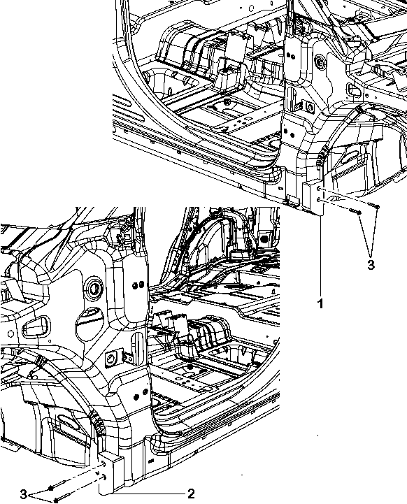 70019-020 REAR AND FRONT BEVELED SIDE FRAME