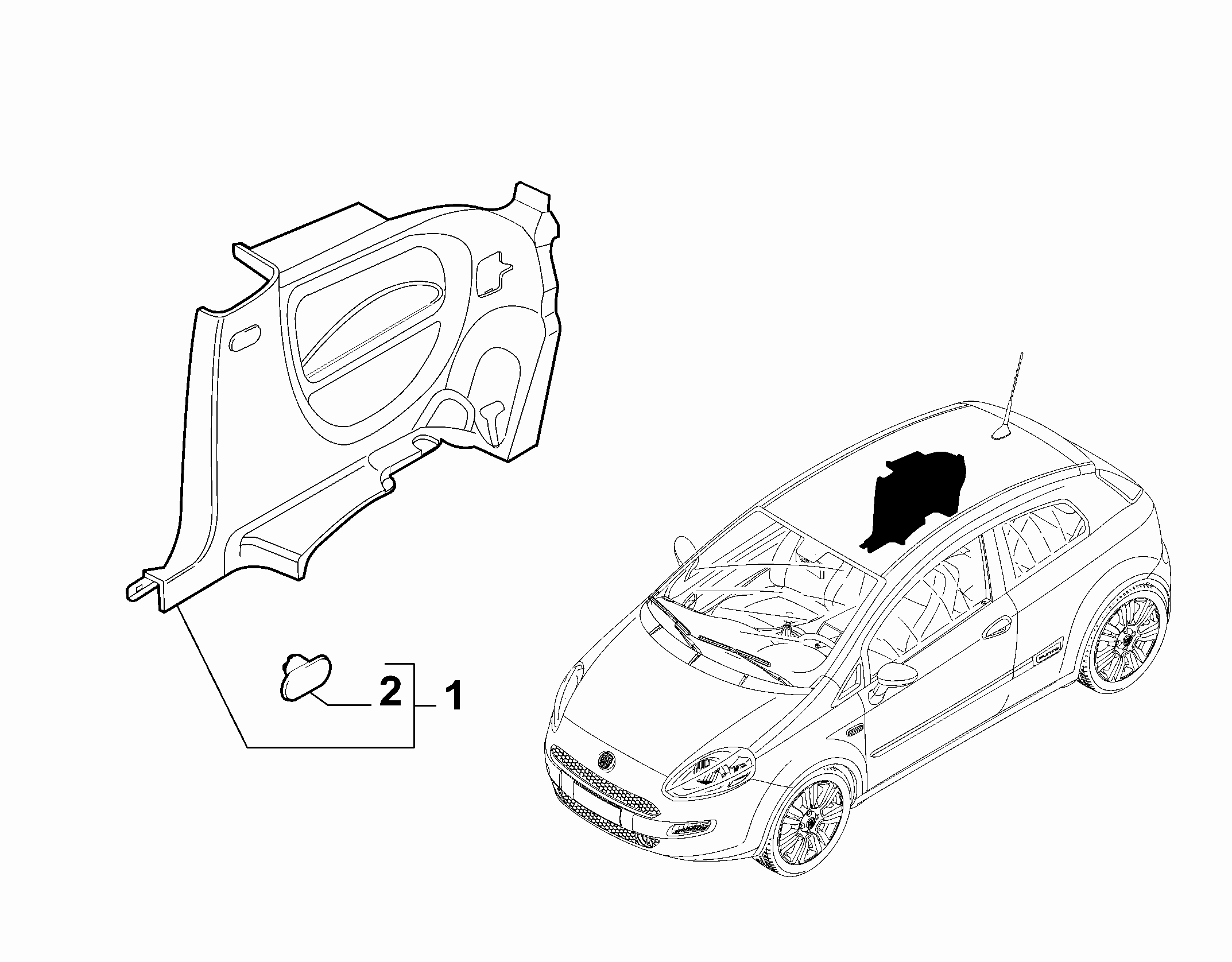 70524-010 REAR SIDE COVERING