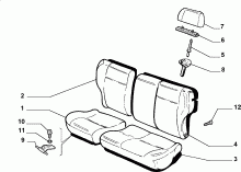70613/02 REAR SEAT