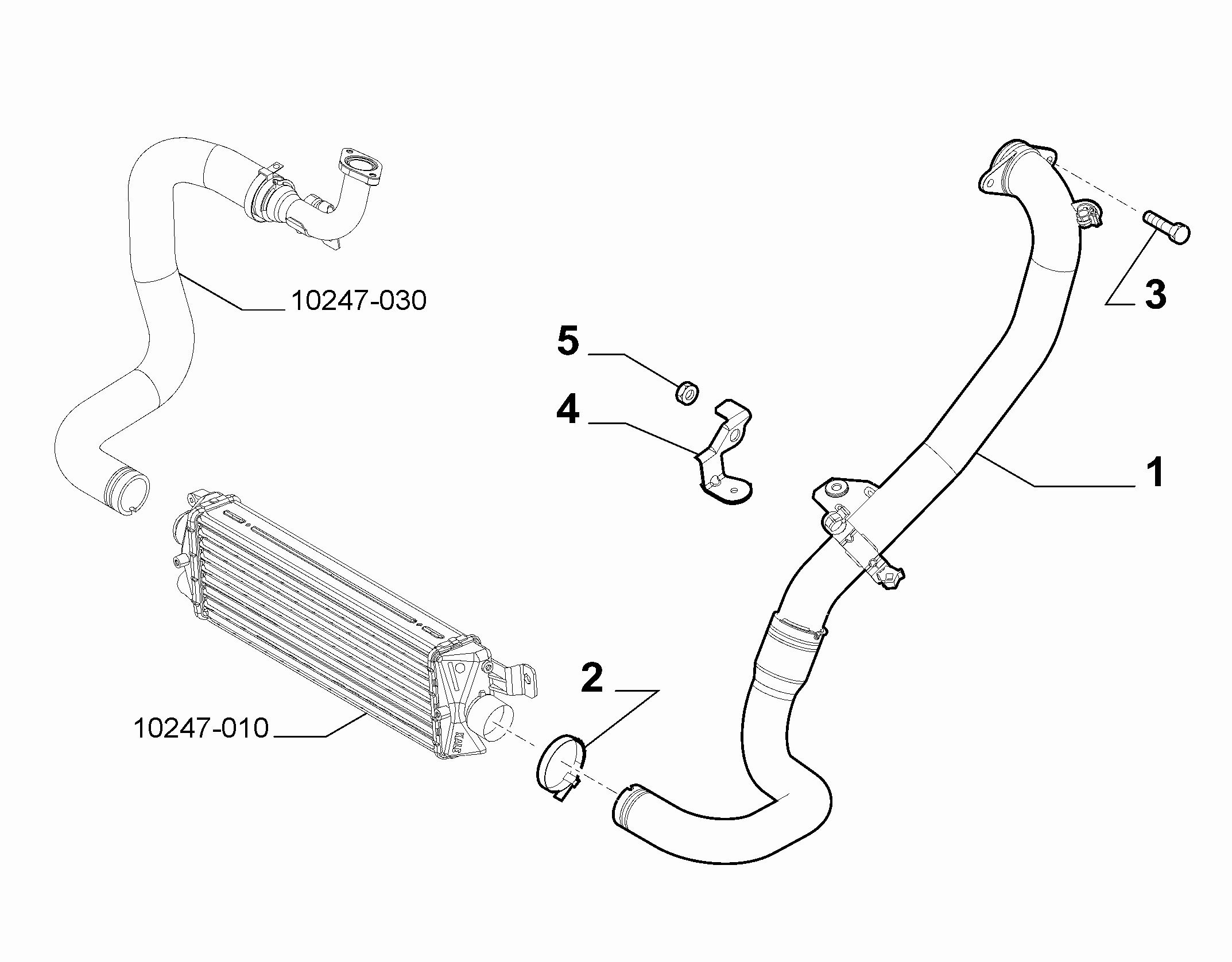 10247-020 COOLER PIPING SUCTION DUCT