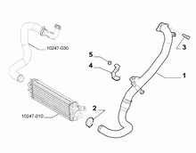 10247-020 COOLER PIPING SUCTION DUCT