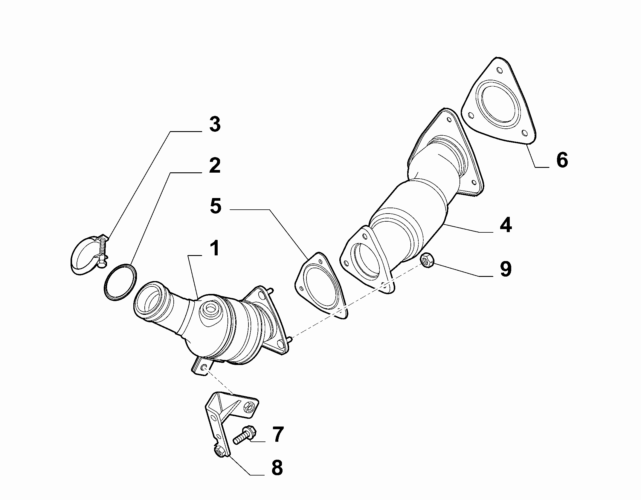 10258-010 FRONT PIPING