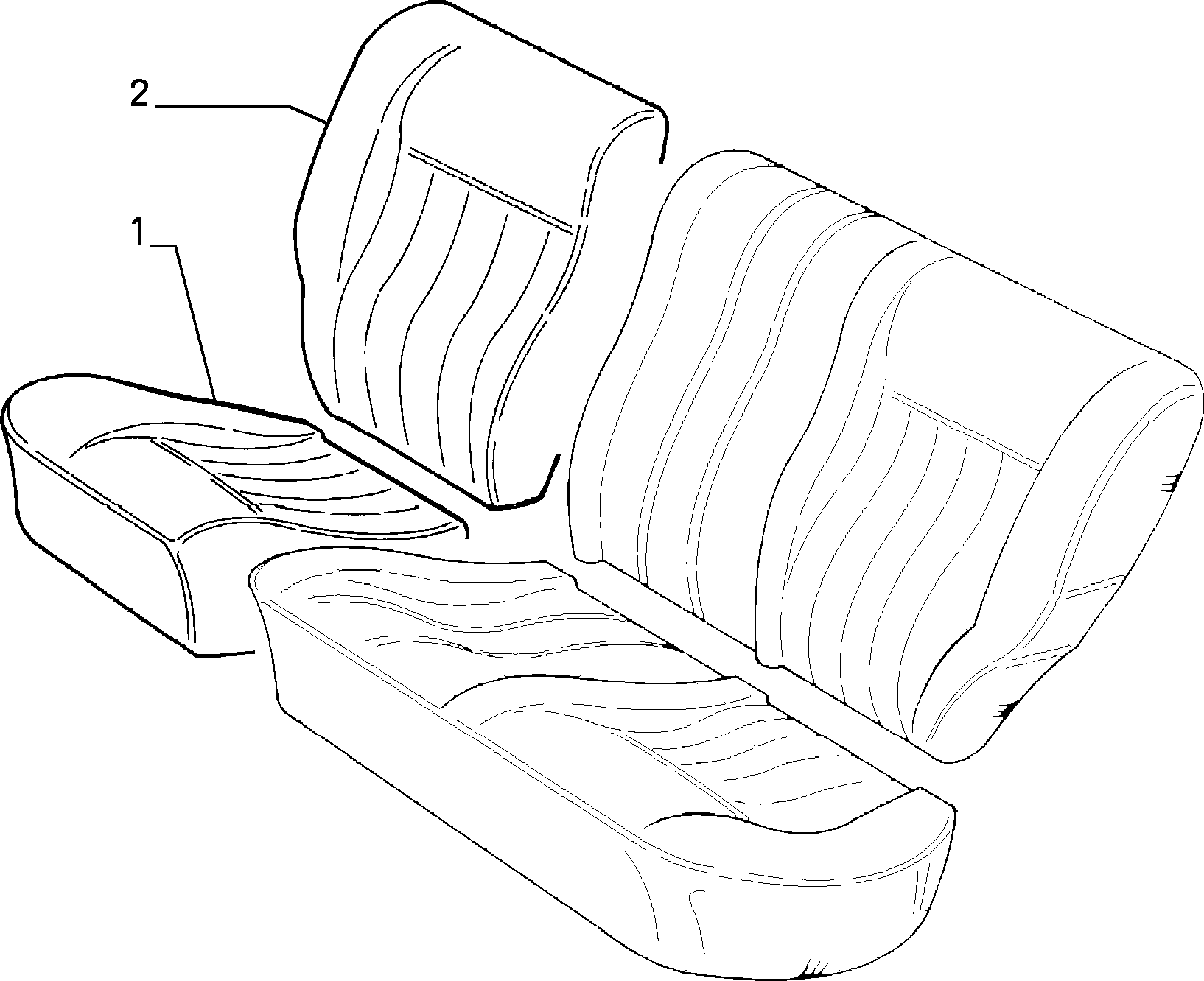 70615/02 REAR SEAT LINING