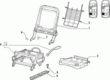 70613/01 REAR SEAT