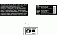 70750/00 ПРЕДУПР. ТАБЛИЧКИ И ИНСТРУКЦИИ 