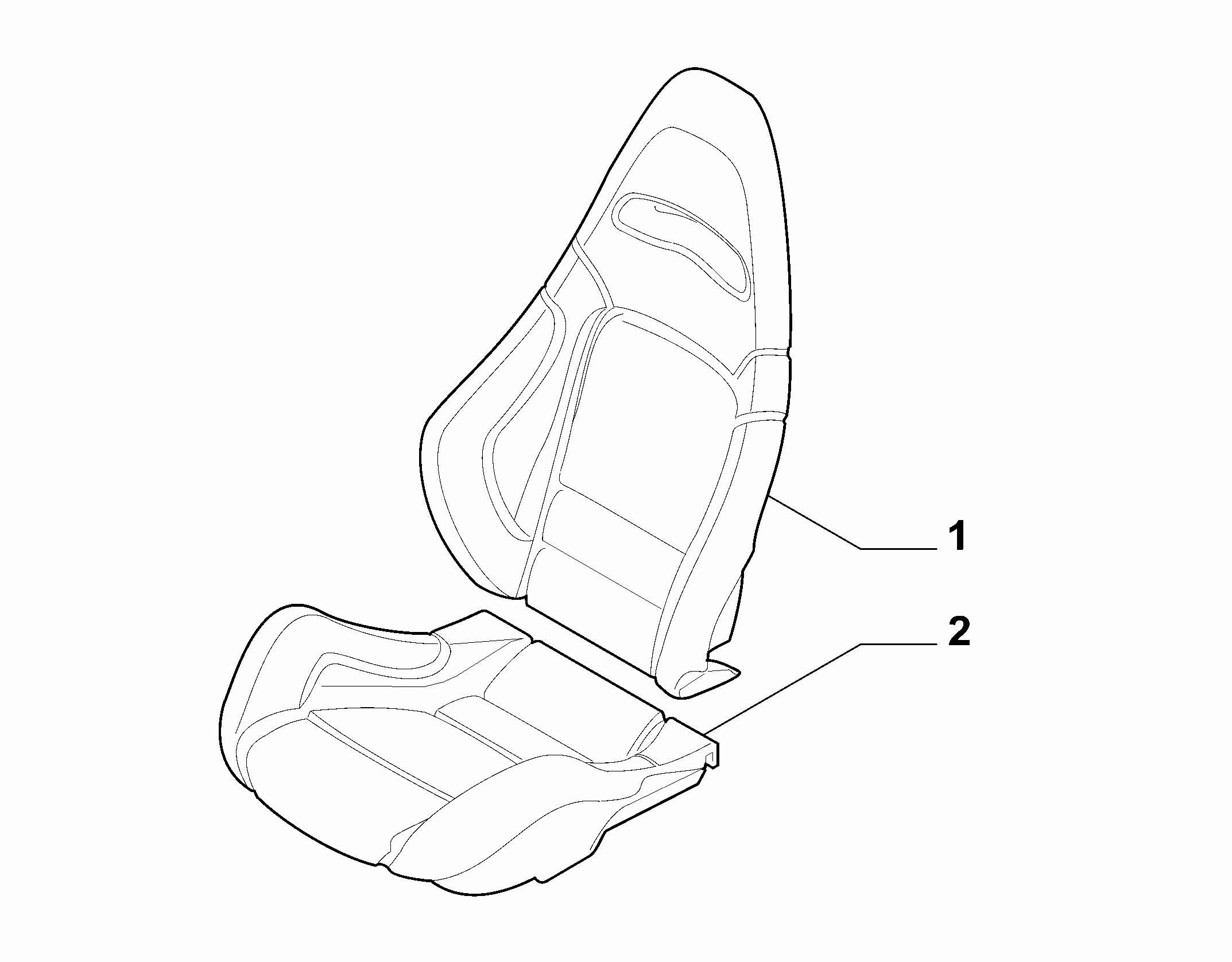 70601-010 FRONT SEAT PADDING
