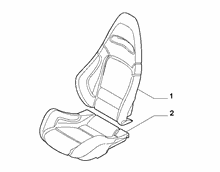 70601-010 FRONT SEAT PADDING