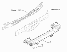70004-040 REAR CRASH BOX