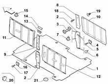 70521-013 CARGO AREA PROTECTION PANNELS