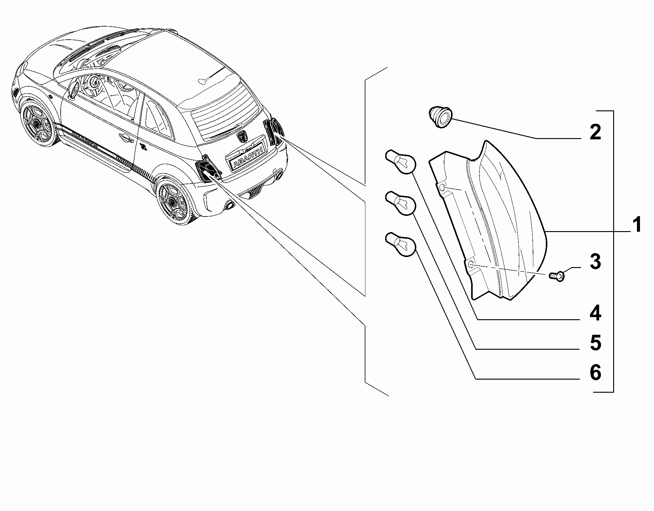 55401-030 TAIL LAMP