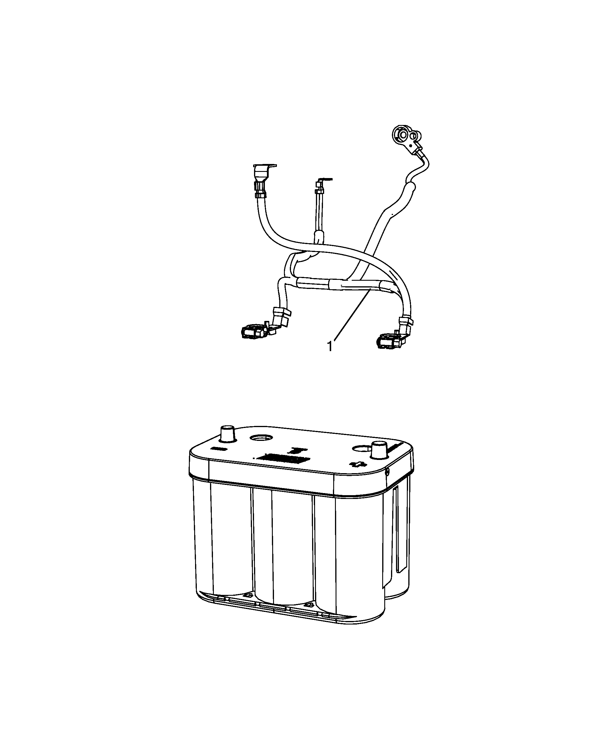 55300-040 BATTERY HARNESS