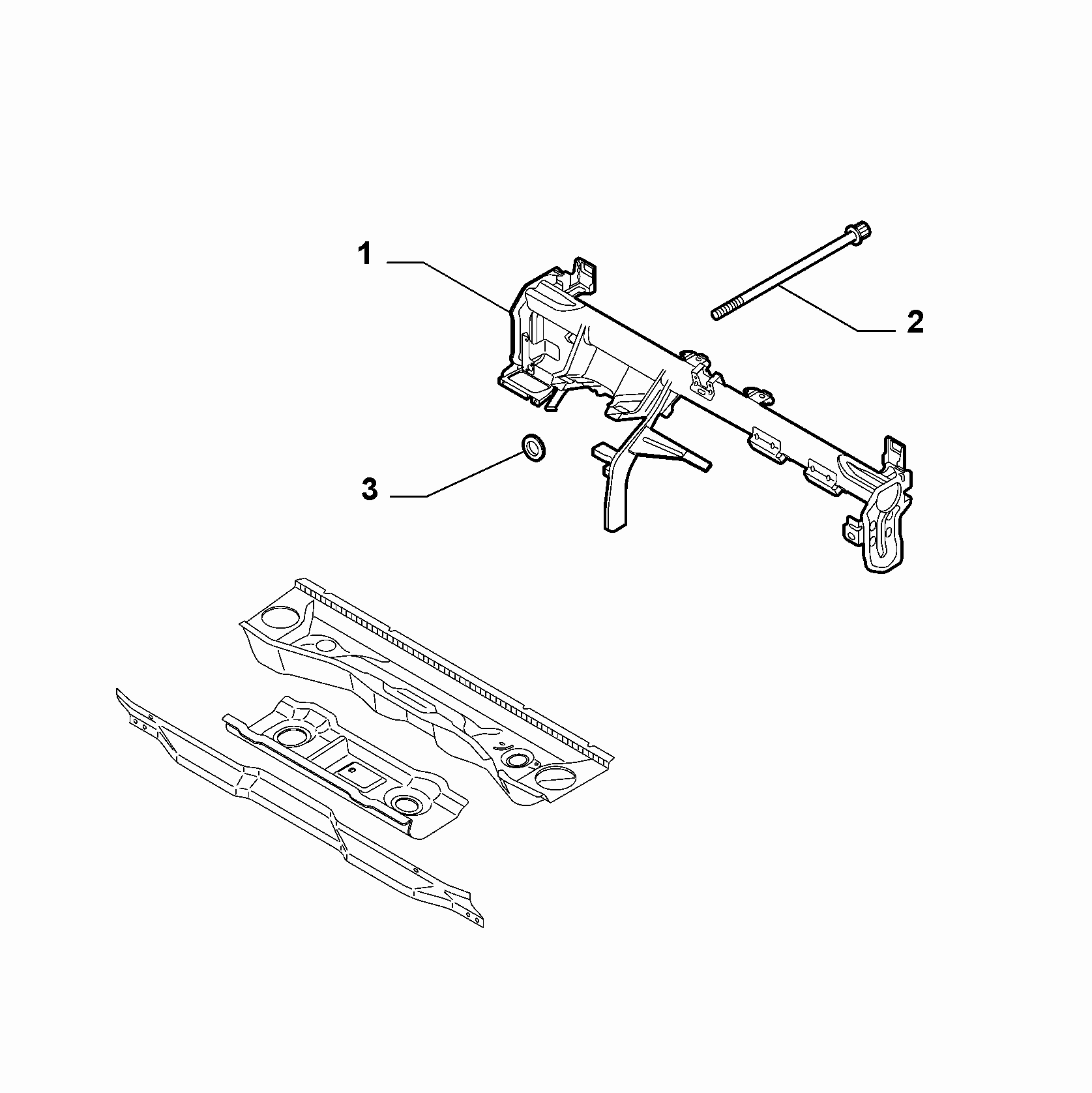 70002-050 DASHBOARD CROSSRAIL