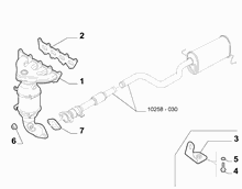 10258-010 FRONT PIPING