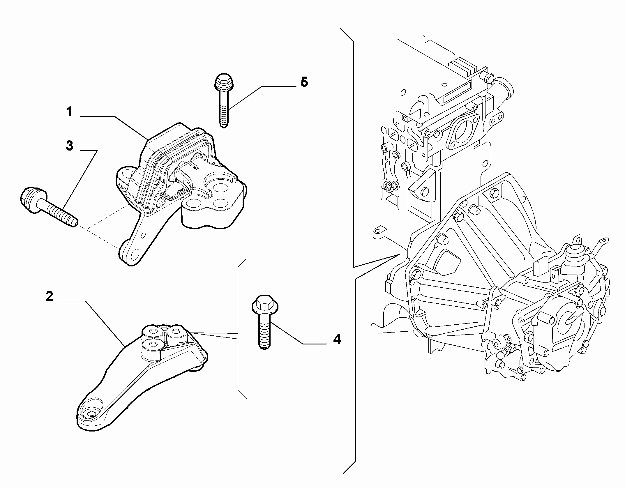 10002-020 GEARBOX INLET SCREW ANCHOR SUSPENSION
