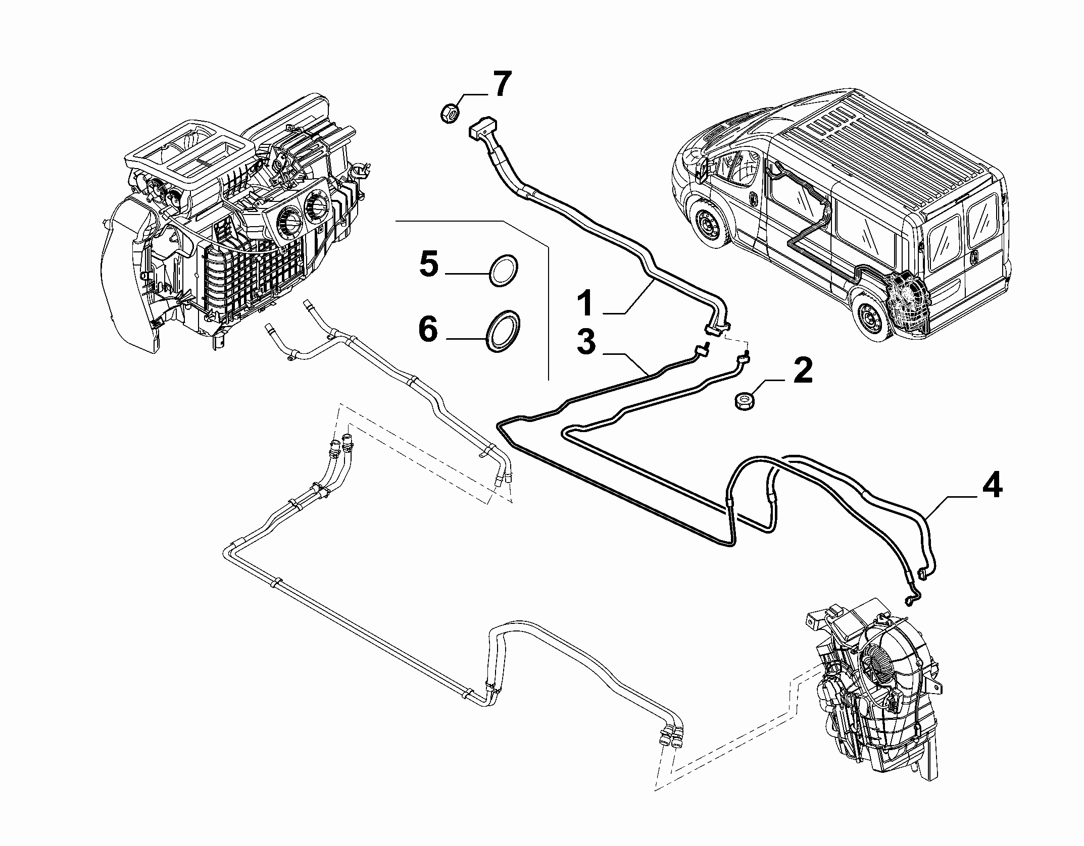 50101-055 ADDITIONAL CONDITIONER GAS PIPES