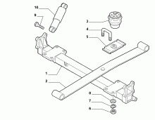 44305/00 ЗАДНИЕ ПОДВЕСКИ