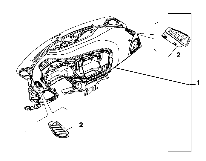 70502-010 DASHBOARD INSTRUMENT HOLDER