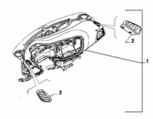 70502-010 DASHBOARD INSTRUMENT HOLDER