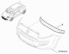 70726-030 FRONT BUMPER THRUST