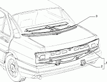 70020/00 КУЗОВ, ОБЛИЦОВКИ (ЗАДНЯЯ ЧАСТЬ)