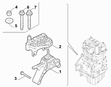 10002-020 GEARBOX INLET SCREW ANCHOR SUSPENSION