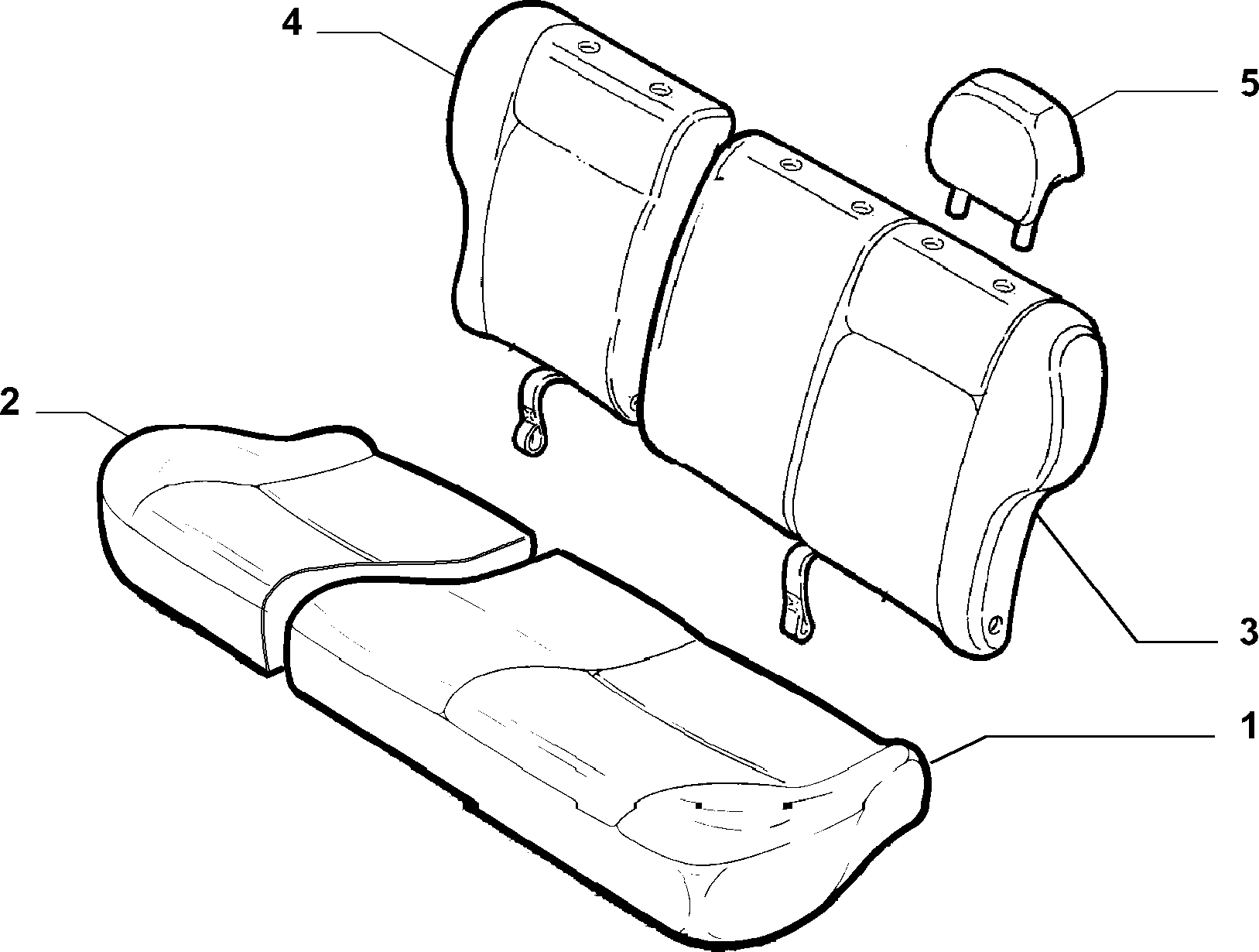70615/40 REAR SEAT LINING