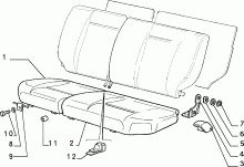 70613/01 REAR SEAT
