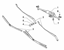 55514-010 WIPERS - ARM, BRUSHES AND MOTOR