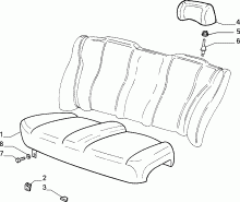 70613/00 REAR SEAT 