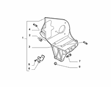 10226-015 ENGINE PUMP SUPPORTS