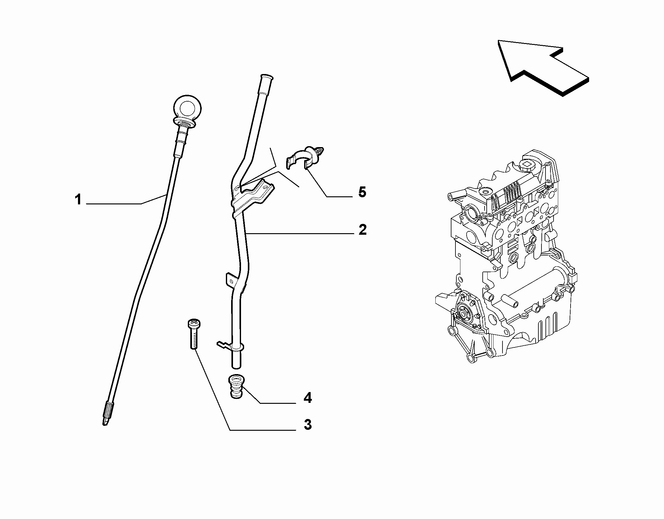 10301-060 DIP STICK, CAP, TRANSMITTER AND PRESSURE ROD