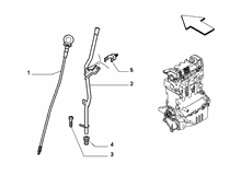 10301-060 DIP STICK, CAP, TRANSMITTER AND PRESSURE ROD