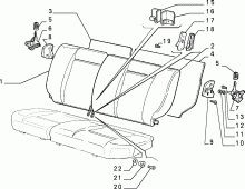 70613/01 REAR SEAT