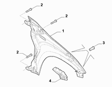 70018-010 FRONT MUDGUARD