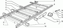 70009/00 ПОЛ (ЗАДНЯЯ ЧАСТЬ) 