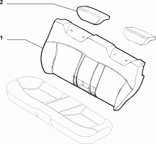 70615/00 REAR SEAT LINING 