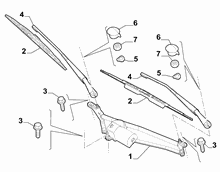 55514-010 WIPERS - ARM, BRUSHES AND MOTOR