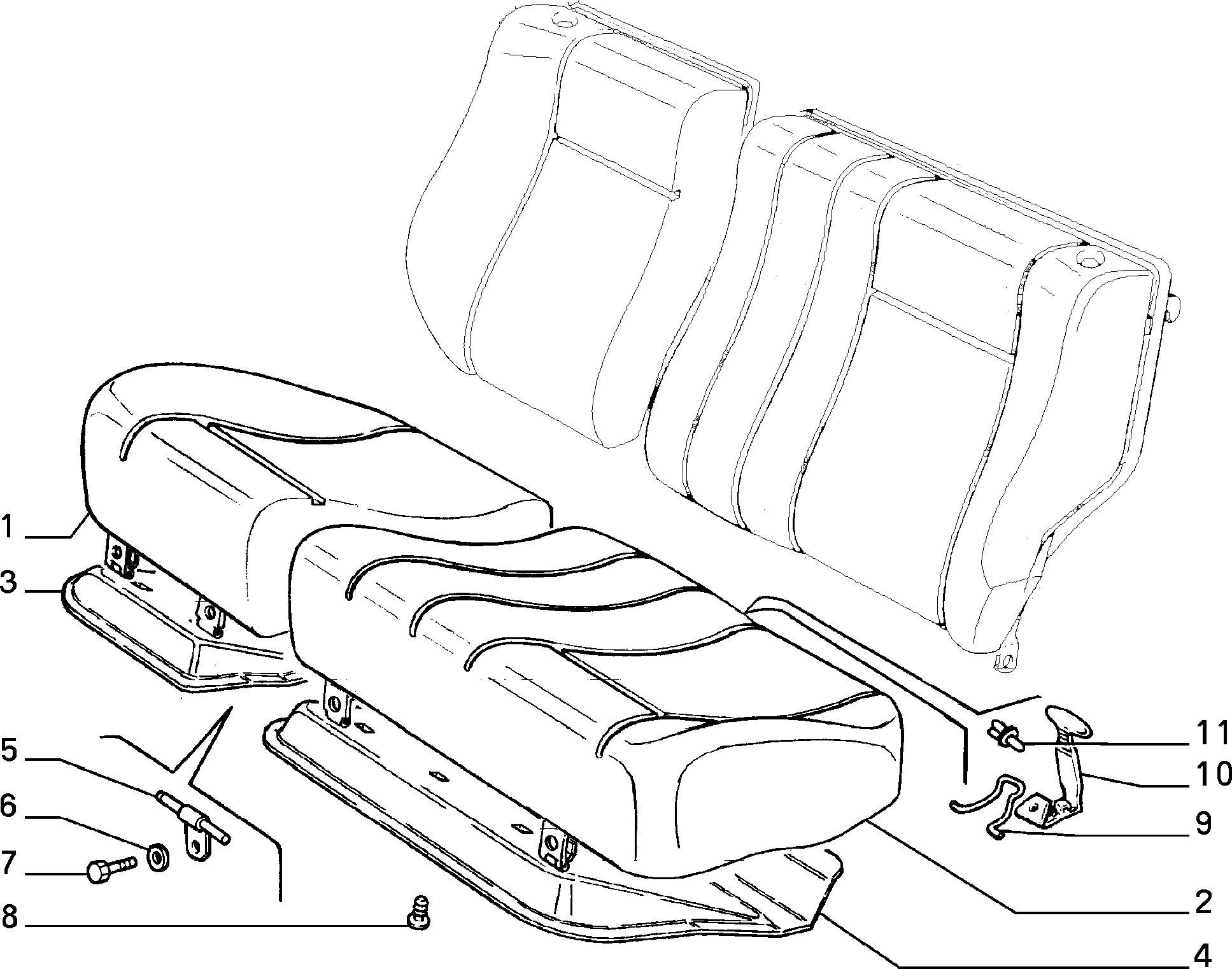 70613/02 REAR SEAT