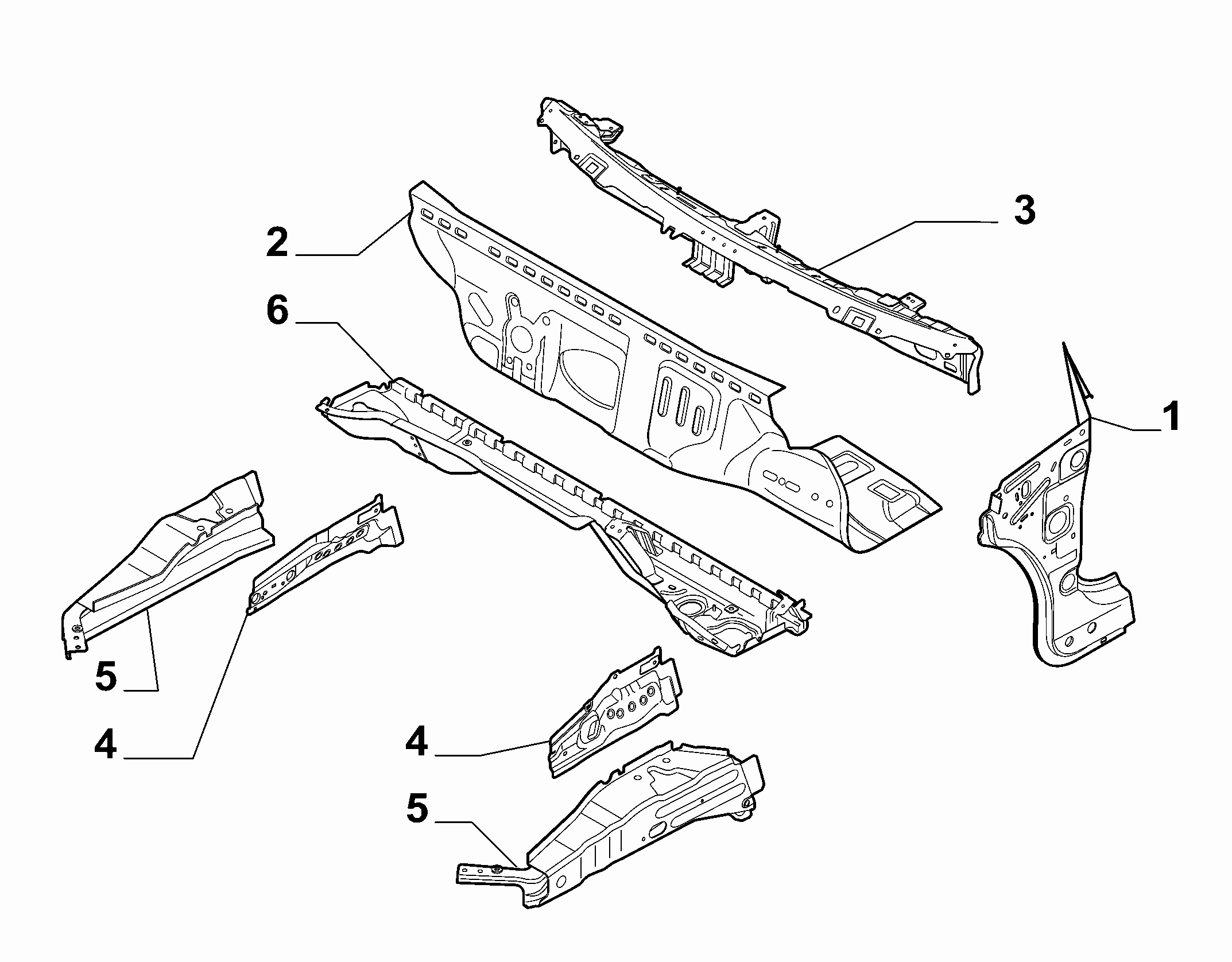 70002-040 INSTRUMENT PANEL WALL 