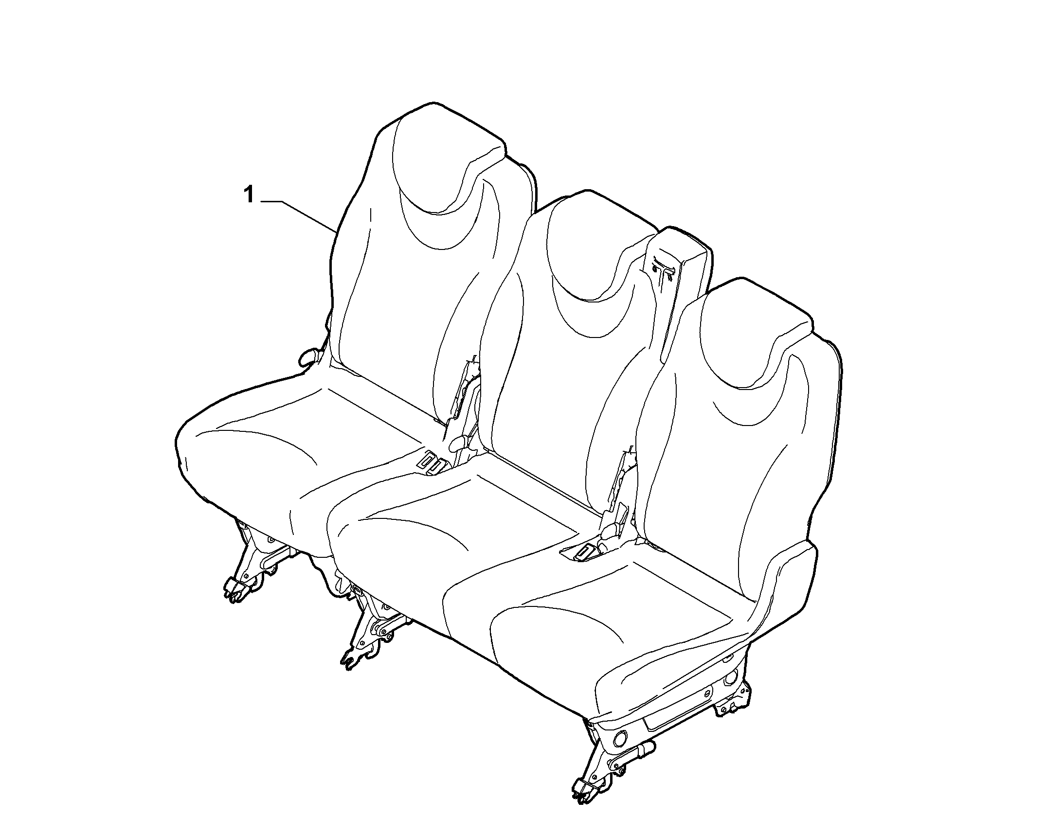 70615/01 REAR SEAT LINING