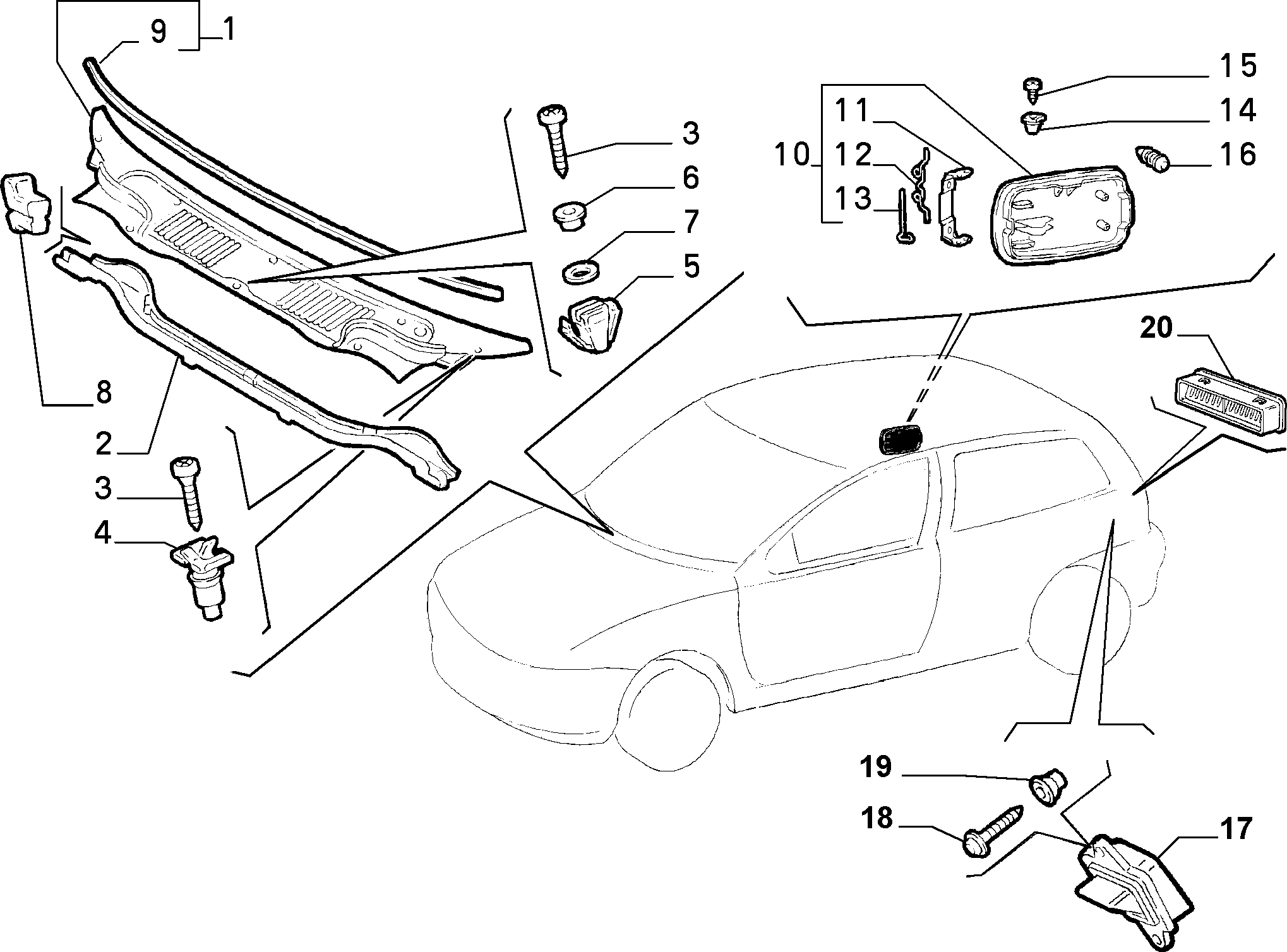 70717/00 ДЕФЛЕКТОРЫ И ЗАСЛОНКИ 