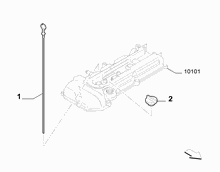 10301-060 DIP STICK, CAP, TRANSMITTER AND PRESSURE ROD