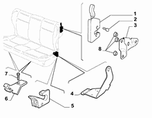70613/01 REAR SEAT