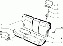 70613/01 REAR SEAT