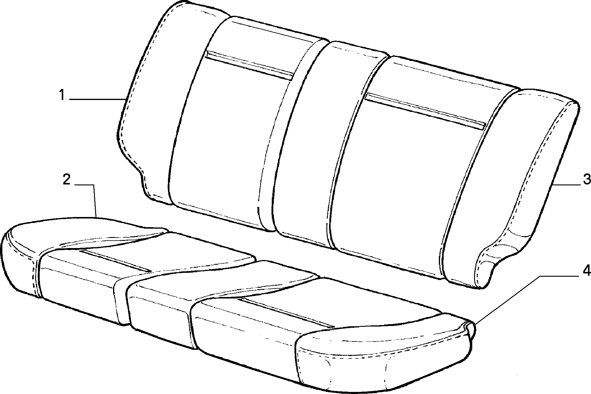 70615/01 REAR SEAT LINING